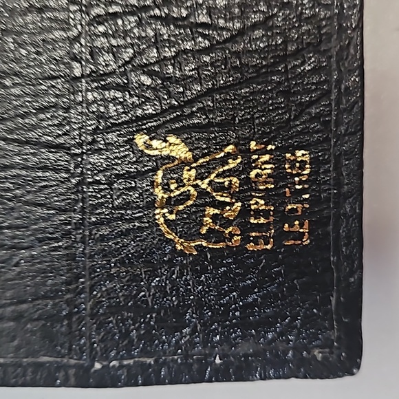 Sohock Black Vintage Elephant Hide Wallet - Picture 5 of 8